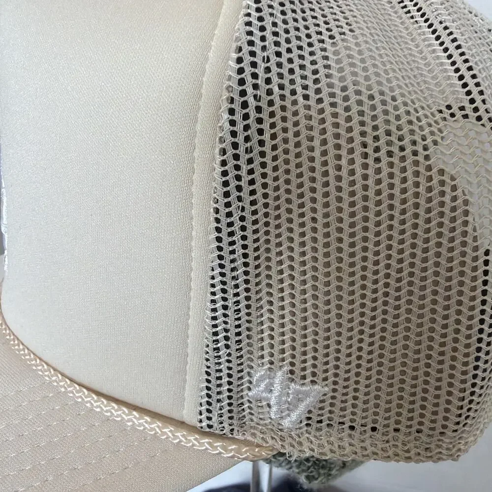 Los Angeles LA Dodgers Sand Tan Trucker Snapback ‘47 Brand Hat Baseball Cap